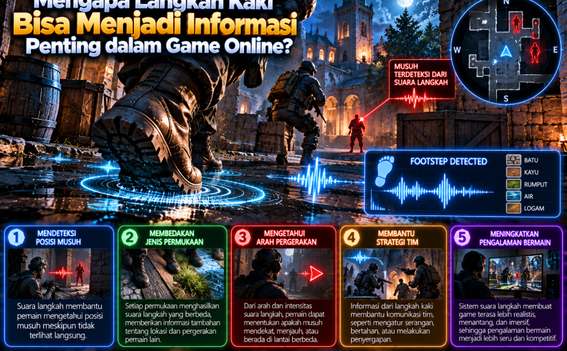 Mengapa Langkah Kaki Bisa Menjadi Informasi Penting dalam Game Online?